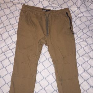 Brooklyn Cloth Khaki Joggers Mens Medium M Mint